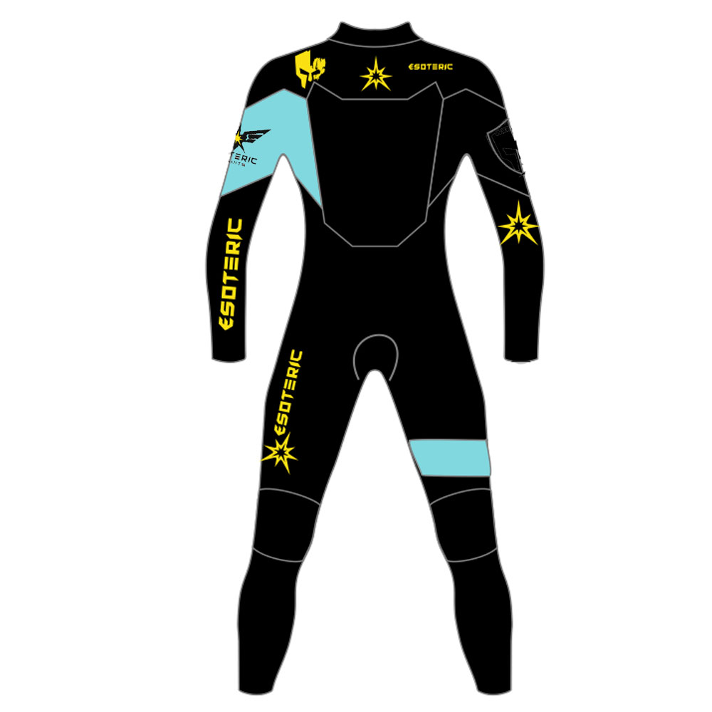 Гидрокостюм Esoteric Warrior 5/3  Black/Mint