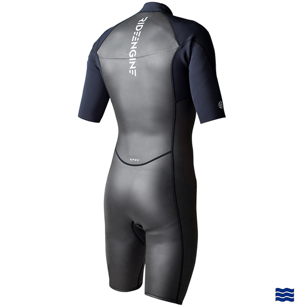 Гидрокостюм RideEngine Apoc shorty short sleeve front zip 2/1