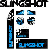Slingshot 6" Die-Cut SPIKY Ball Sticker (pkg of 25)