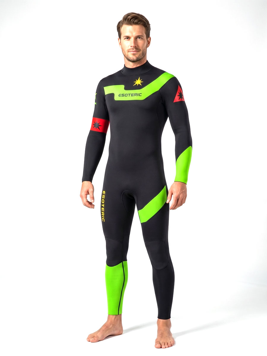 Гидрокостюм Esoteric Avatar II 3/2  Green/Red