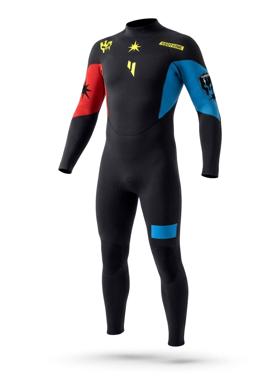 Гидрокостюм Esoteric Warrior II Thermo 5/3  Blue/Red