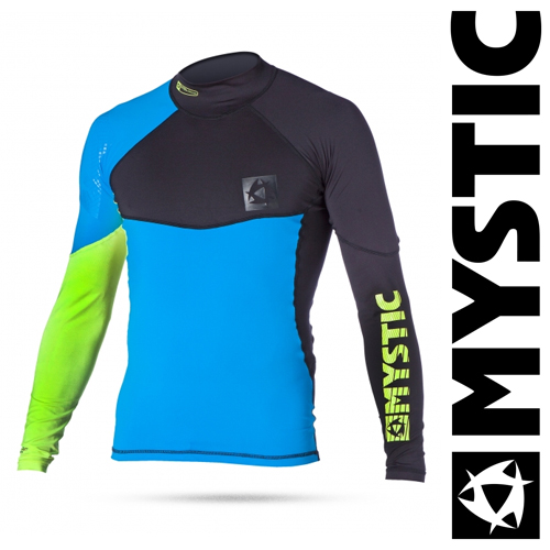 Гидромайка Mystic Crossfire Rash Vest L/S Blue