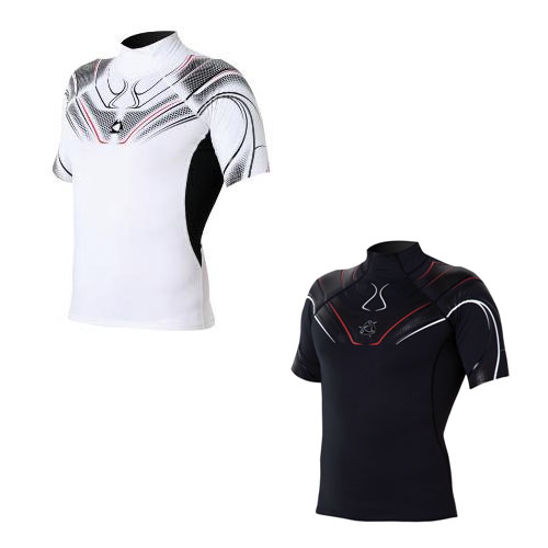 Гидромайка Mystic Crossfire Lycra Vest S/S (кайтсерфинг/виндсерфинг/вейкбординг/серфинг)