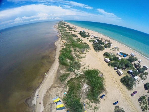 Кайт Школа в Анапе станица Благовещенская Кизилташский лиман, Бугазская коса