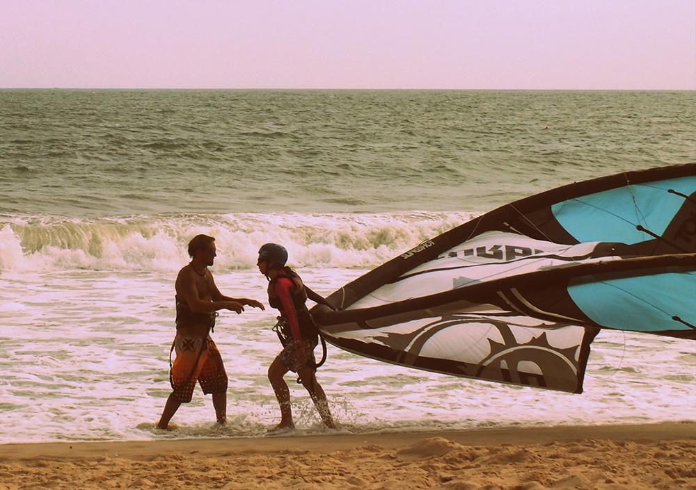 Кайт Школа в Анапе станица Благовещенская Кизилташский лиман, Бугазская коса