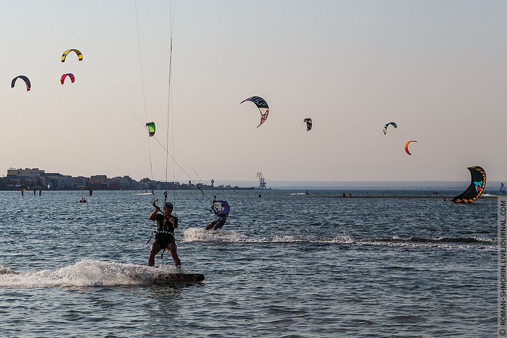 Кайтсерфинг в Крыму Поповка (озеро донузлав)