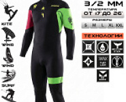 Гидрокостюм Esoteric Warrior II 3/2  Green/Red