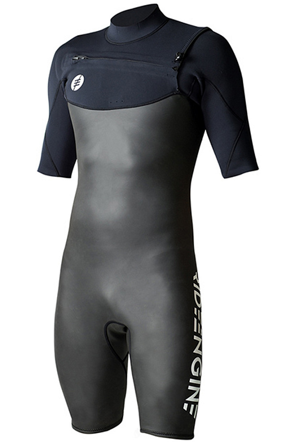 Гидрокостюм RideEngine Apoc shorty short sleeve front zip 2/1