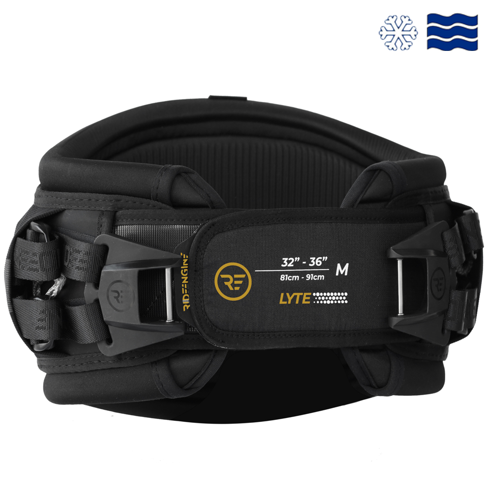 Трапеция для кайта RideEngine 2022 Lyte Webbing Black Harness