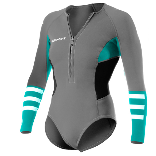 Гидрокостюм RideEngine WMS Almar booty shorty long sleeve Frontzip 2/2