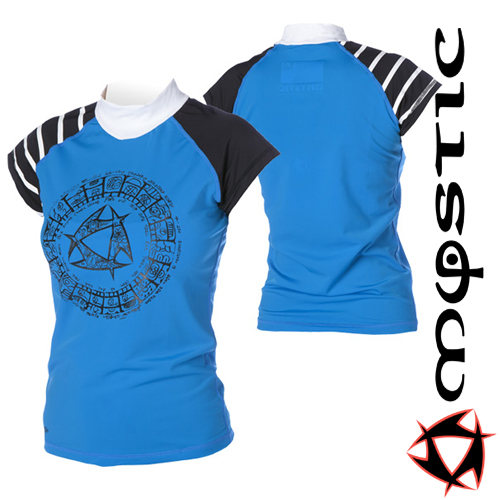 Гидромайка Mystic (Женская) Maori Rashvest Capsleeves