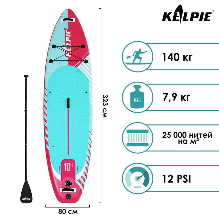 SUP борд Kelpie Aquamarine 10'8” !