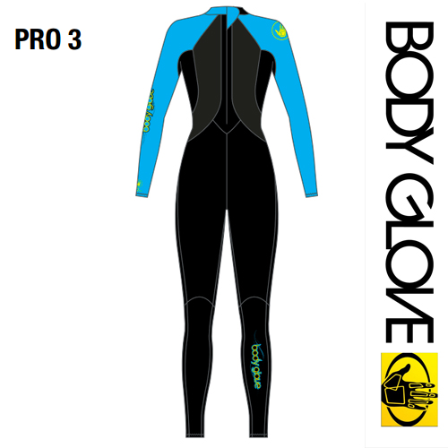 Гидрокостюм Body Glove (Женский) Pro3 3/2MM Fullsuit Blue