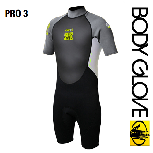 Гидрокостюм Body Glove Pro3 2/1 Springsuit Shorty Grey/Lime