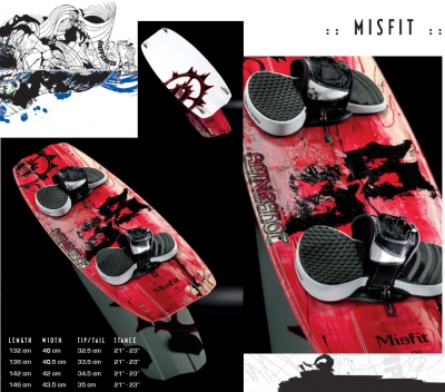 кайтборд slingshot misfit 2011