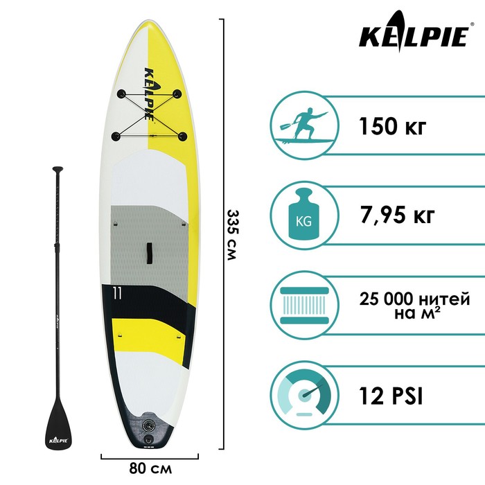SUP борд Kelpie AquaTurist 11' - после тестов