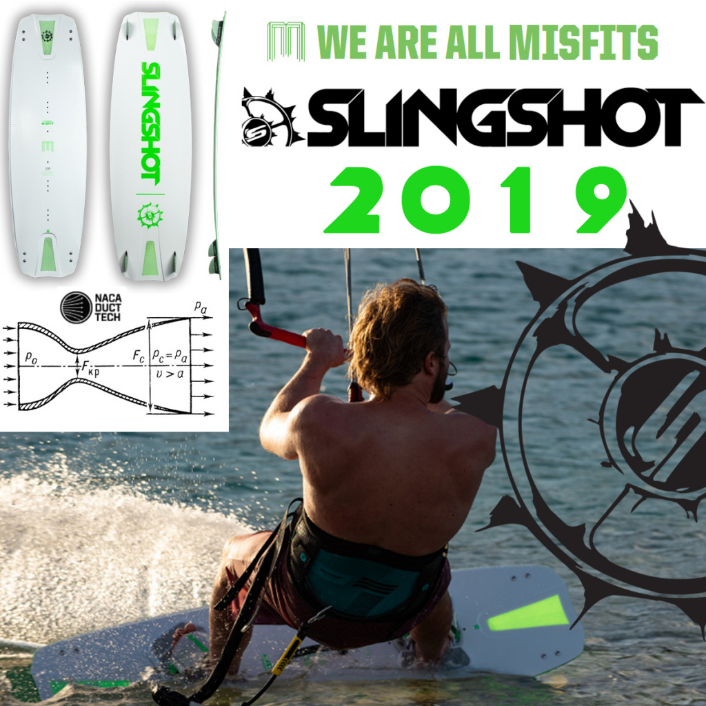 Кайтборд Slingshot Misfit 2019 Кайтборд Slingshot Misfit 2019