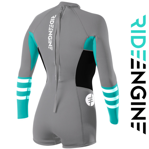 Гидрокостюм RideEngine WMS Almar booty shorty long sleeve Frontzip 2/2