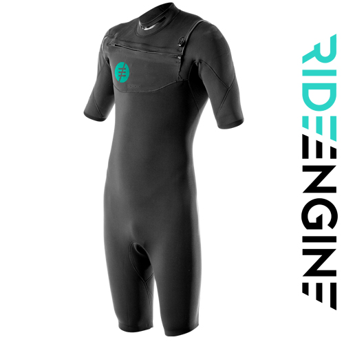 Гидрокостюм RideEngine Apoc shorty short sleeve front zip 2/2