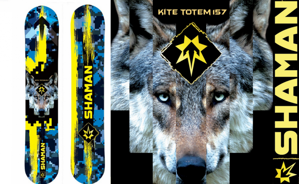 КАЙТСНОУБОРД SHAMAN 2016-2017 TOTEM WOLF.png