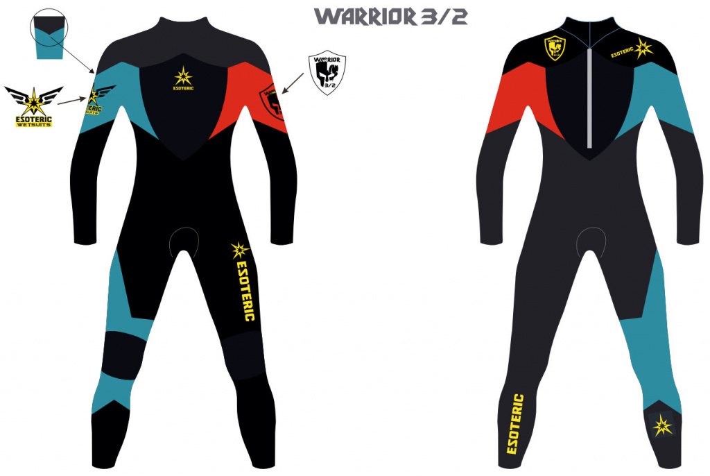 Гидрокостюм Esoteric Warrior 3/2 Fullsuit Men