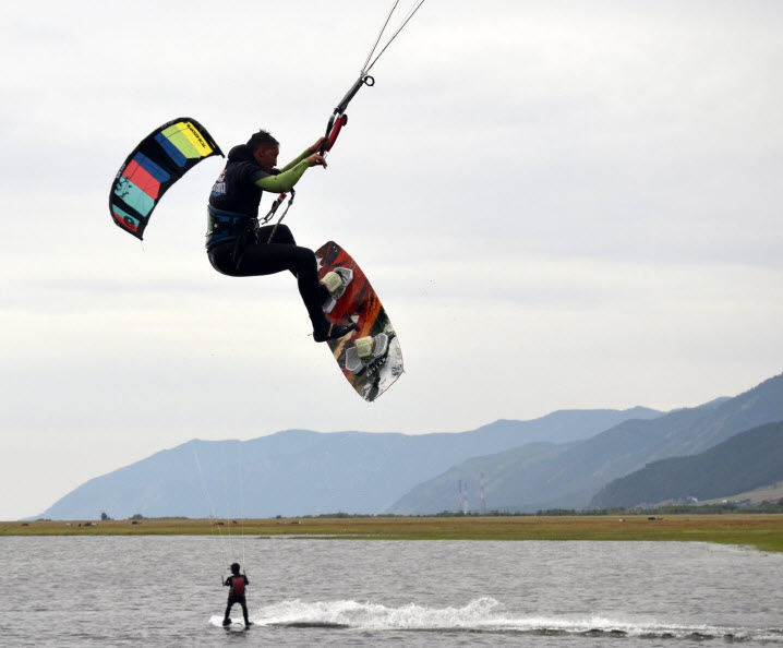 Тесты Слингшот на Байкале 