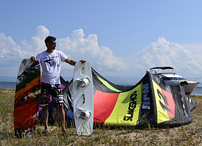 Тесты оборудования Slingshot на Байкале. Август 2019г.