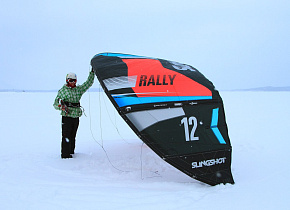 Видео отчет по кайту Slingshot Rally 2017 и Кайт Трапеции RideEngine 2016 Patrick Rebstock