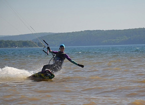 Тест кайтборда SHAMAN на Байкале