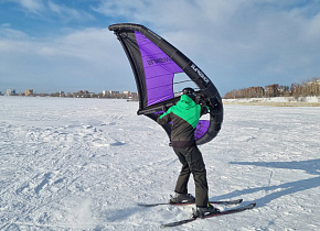 Зимние тесты винга Slingshot SlingWing V1 2020г от Дмитрия Липова из Иркутска 