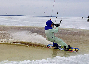 Тесты кайтсноубордов Шаман продолжаются в суровых условиях