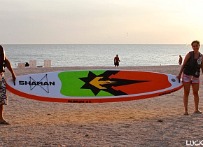 Обзор SUP досок SHAMAN AURUM 12 AIRLight от LUCKY KITES  