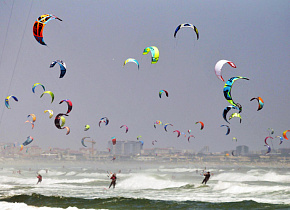 Новый мировой рекорд в кайтсерфинге Новый мировой рекорд в кайтсерфинге