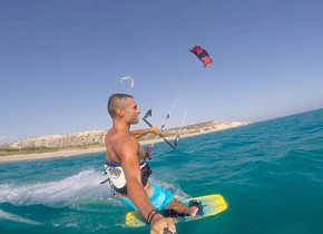 Кайт споты Кипра. Ветер в сентябре.