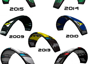 Эволюция кайта Slingshot RPM 2009 - 2016