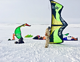 Slingshot PROtour Snowkiteworld в Тундру