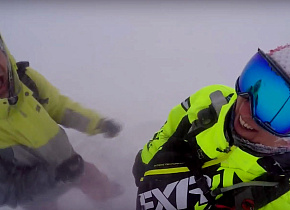 Сноукайтинг на Вилючинском перевале, открытие зимнего кайт сезона 2018