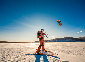 Фото с Камчатки : озеро Большой Вилюй и Тихий океан.