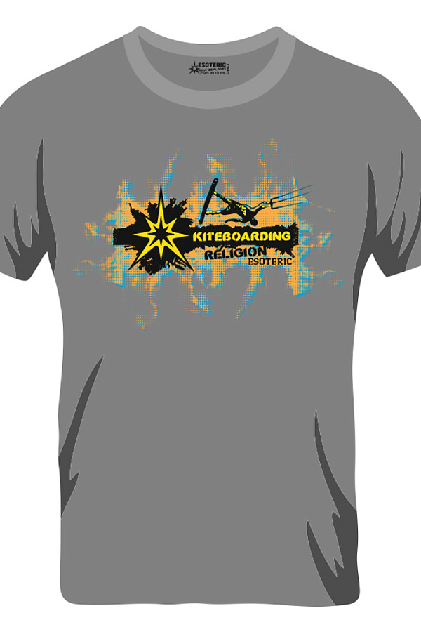 Кайт Футболка Esoteric ReligionArt Royal Gray